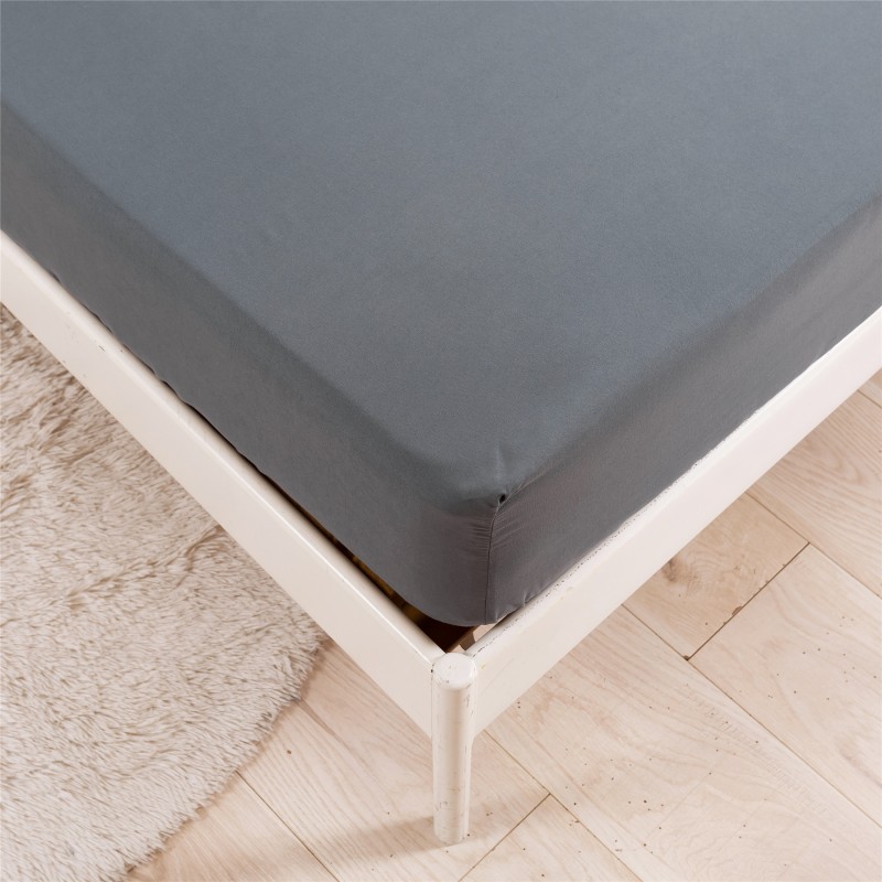 Fitted Bed Sheets Deep Pocket - Twin Full Queen King Size แผ่นที่นอน