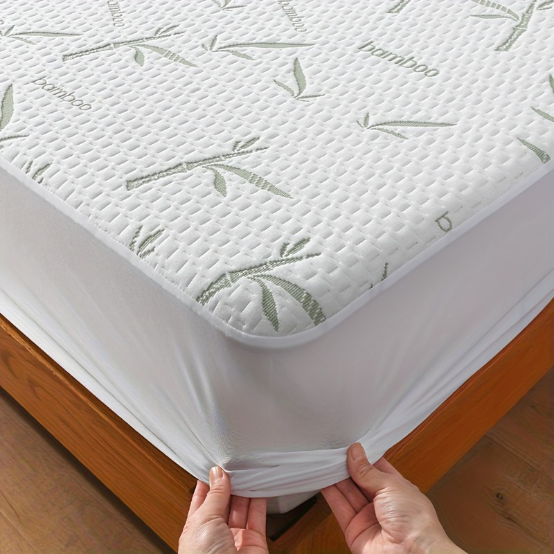Waterproof Mattress Protector Breathable - แผ่นรองกันเปื้อนที่นอน MEICARE ผลิตจากใยไผ่ 100% - ผ้าคลุมเตียงระบายอากาศเย็นสบาย