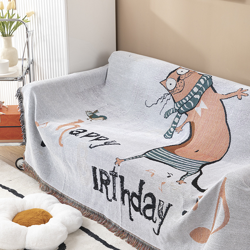 ผ้าห่มลายเสือปีกมีปีก ลายตาปีศ - Boho Throw Blanket Fringe บทวิจารณ์และราคา