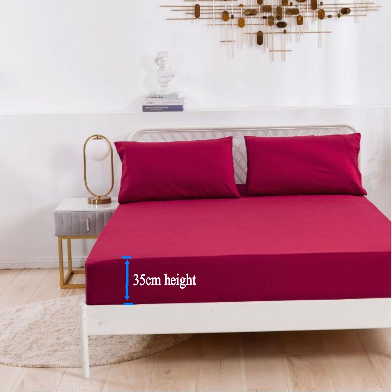 Twin Full Queen King Size แผ่น - Fitted Bed Sheets Deep Pocket บทวิจารณ์และราคา