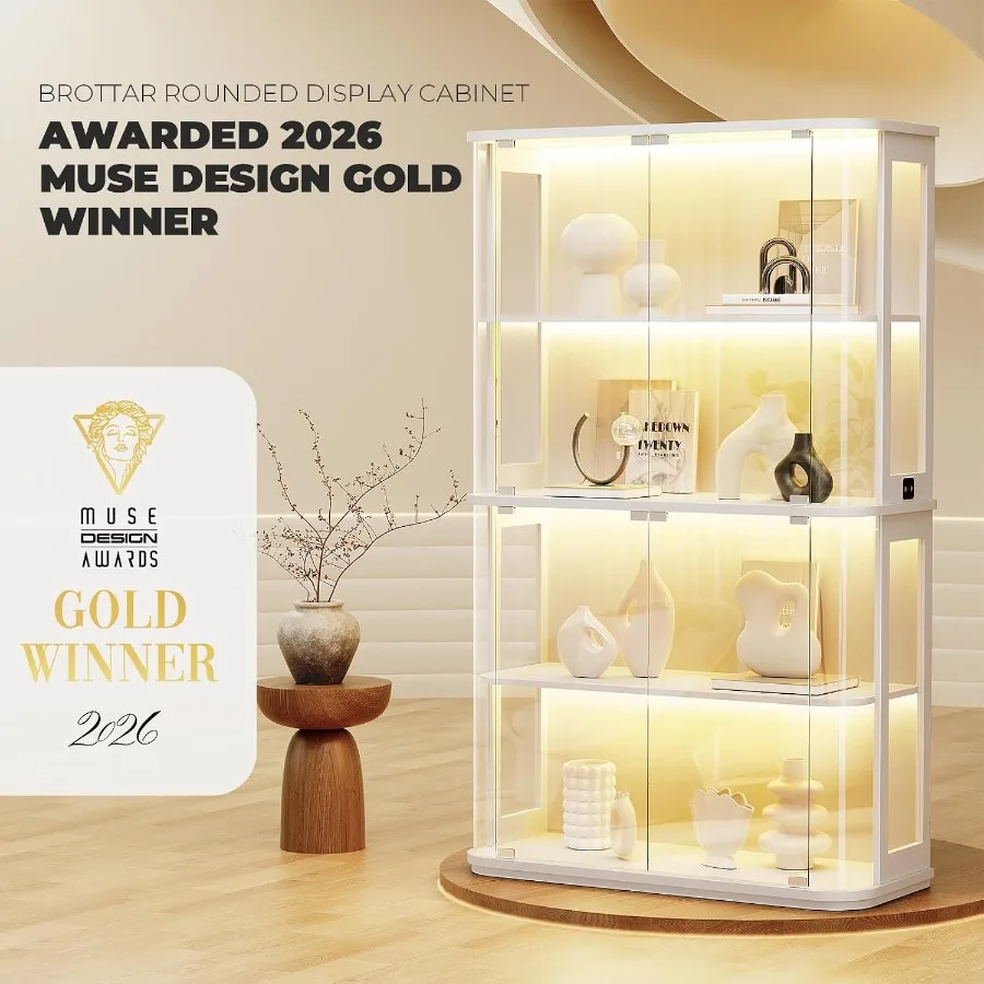 ตู้โชว์ทรงกลมพร้อมประตูกระจกแล - Lighting บทวิจารณ์และราคา