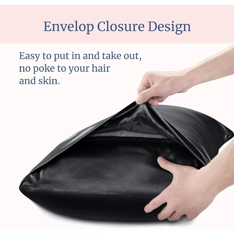 1/2 ชิ้น ปลอกหมอนผ้าซาตินหลายข - Satin Silk Pillowcase Hair Skin บทวิจารณ์และราคา