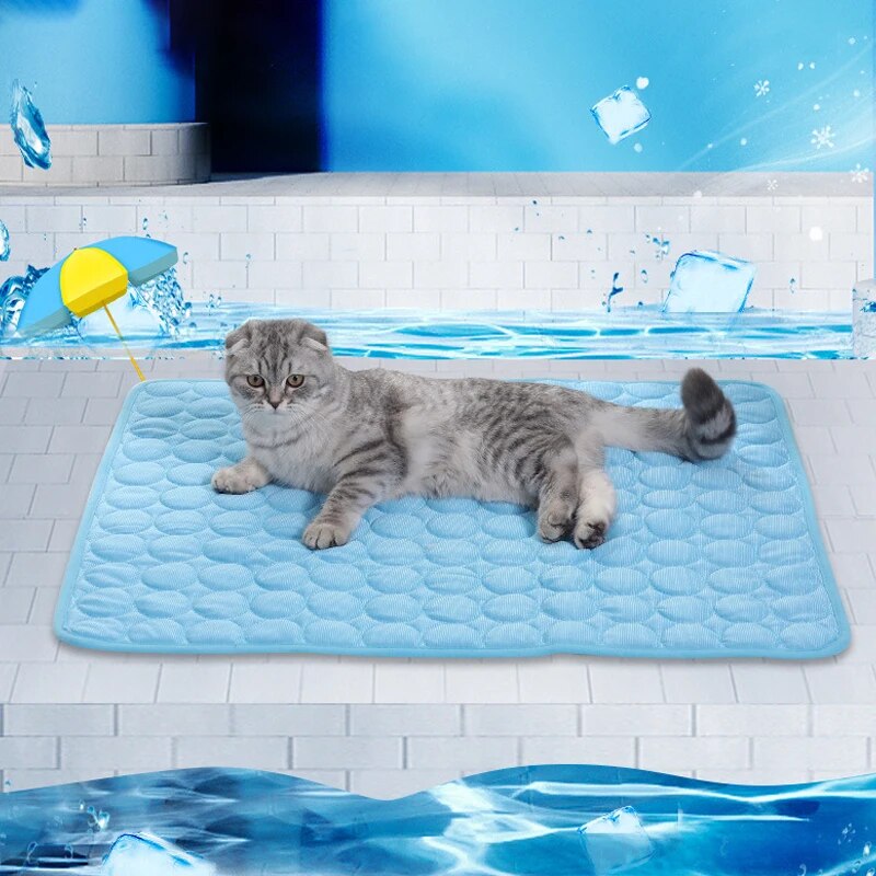 สัตว์เลี้ยงเสื่อน้ําแข็งฤดูร้อ - Cooling Blanket Hot Sleepers บทวิจารณ์และราคา