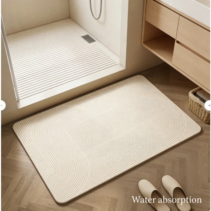 แผ่นรองพื้นห้องน้ำไดอะตอมไมต์  - Quick Dry Diatomite Bath Mat บทวิจารณ์และราคา