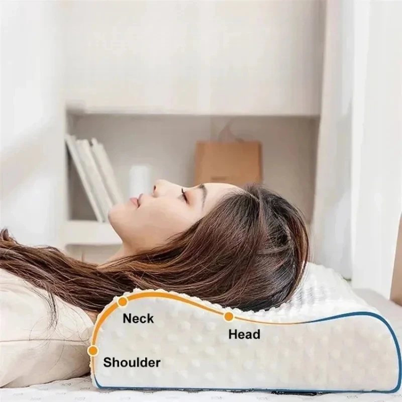 หมอนรองคอเมมโมรี่โฟมคุณภาพสูง  - Memory Foam Orthopedic Pillow Neck Pain บทวิจารณ์และราคา