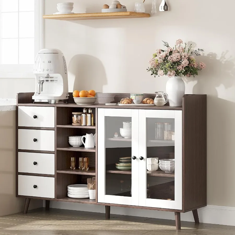 ตู้ข้างโซฟาบานกระจก 55 นิ้ว สำ - Storage & Organization บทวิจารณ์และราคา