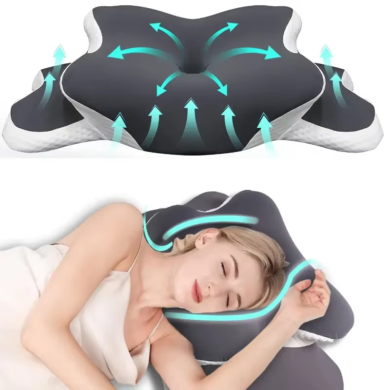 หมอนเมมโมรี่โฟม รูปทรงผีเสื้อ  - Memory Foam Orthopedic Pillow Neck Pain บทวิจารณ์และราคา