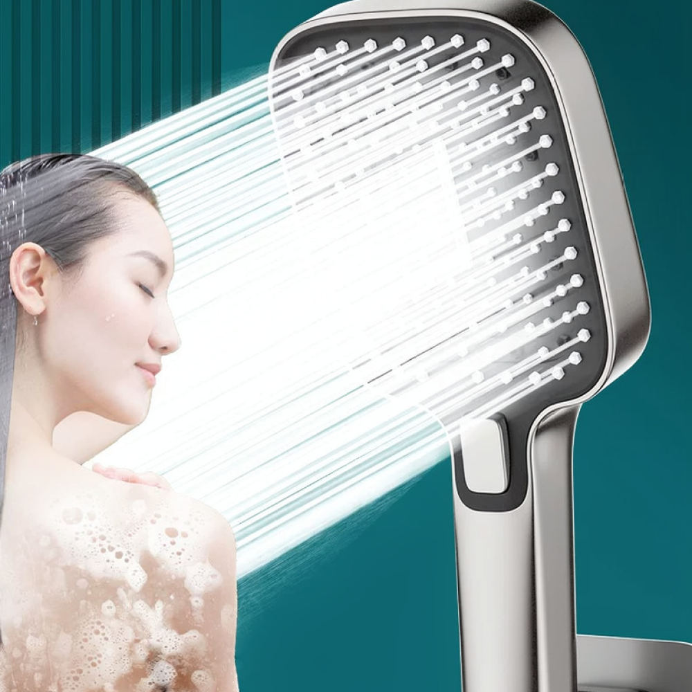 หัวฝักบัวแรงดันสูงแบบมือถือ หั - High Pressure Shower Head Handheld บทวิจารณ์และราคา