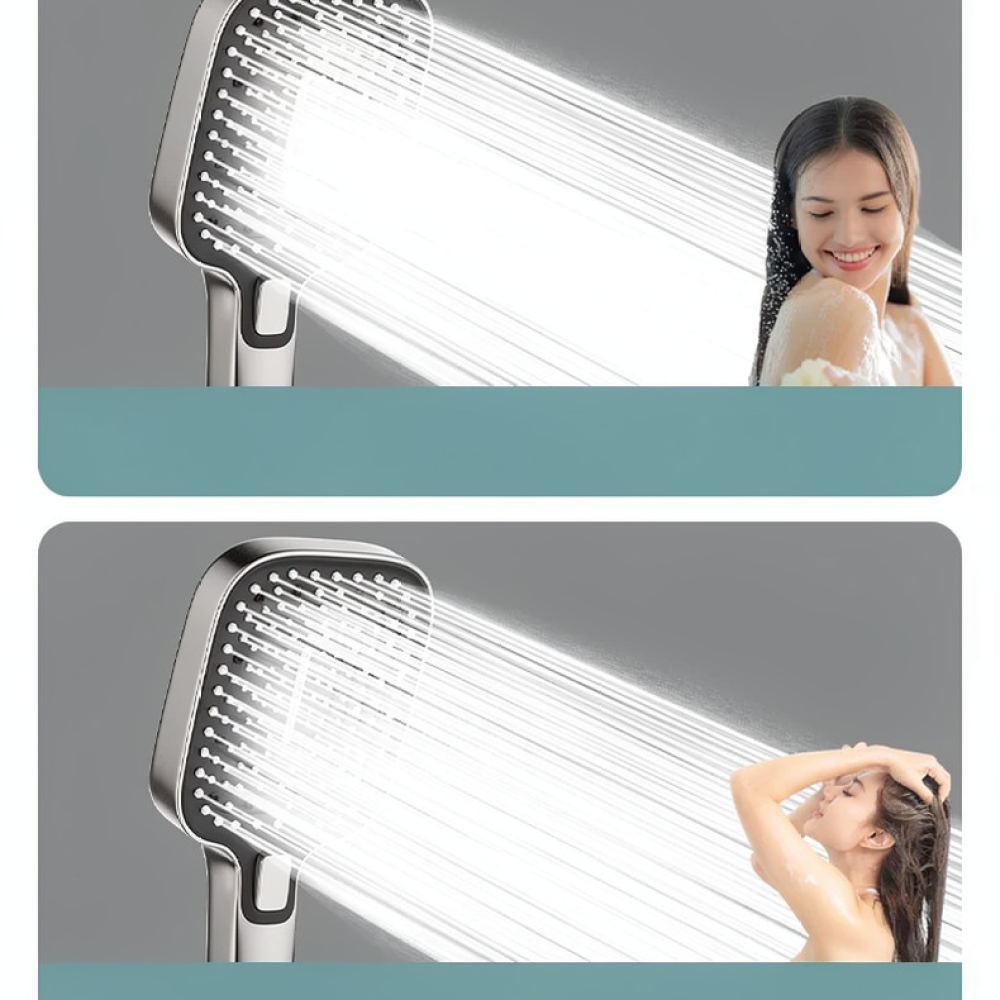 หัวฝักบัวแรงดันสูงแบบมือถือ หั - High Pressure Shower Head Handheld บทวิจารณ์และราคา